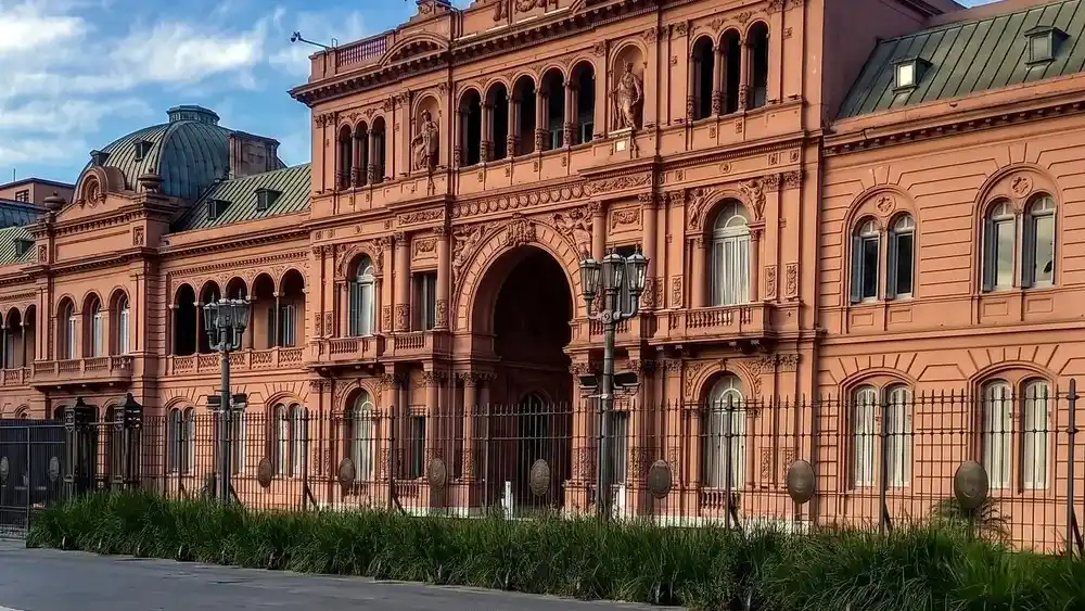 La Casa Rosada, sede del Gobierno argentino.