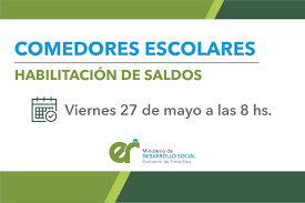 Este viernes se acreditaron los fondos de Comedores