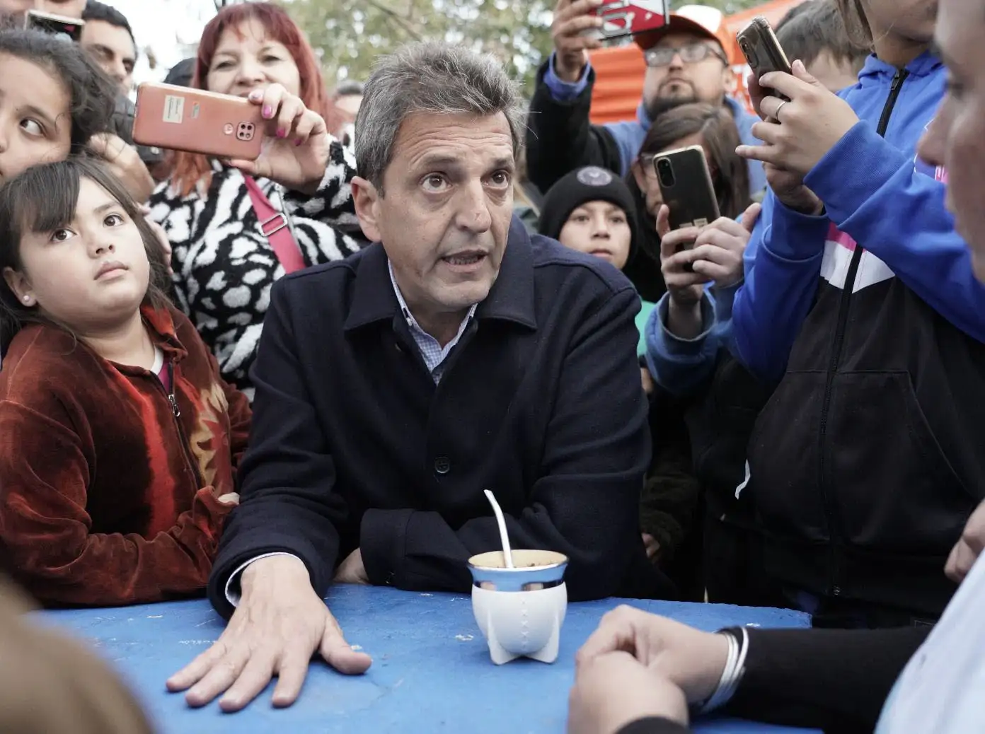 Sergio Massa estuvo en las últimas horas en Berazategui.