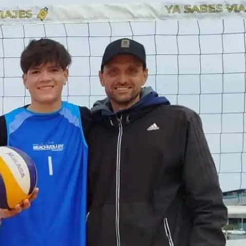 Bastian Constantino y su Profesor Chalo Jacob