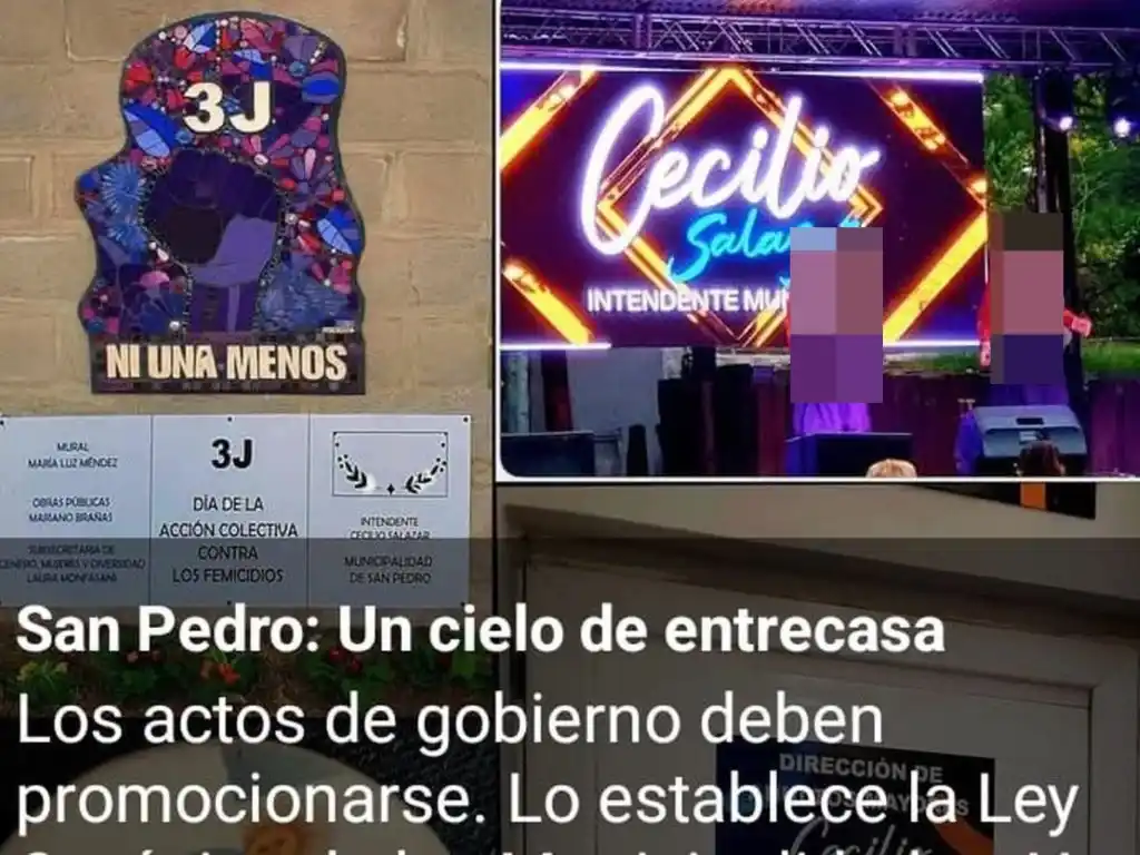 El ciudadano manifestó que una publicación en sus redes sociales fue "limpiada" por criticar al intendente.