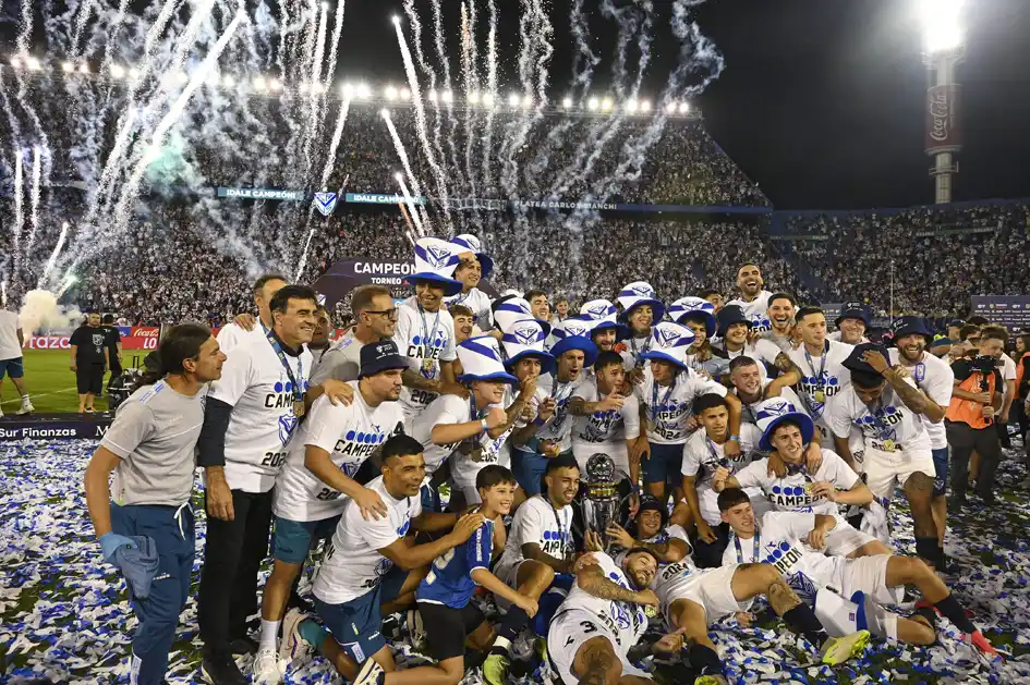 Vélez es el actual campeón de la Liga argentina.