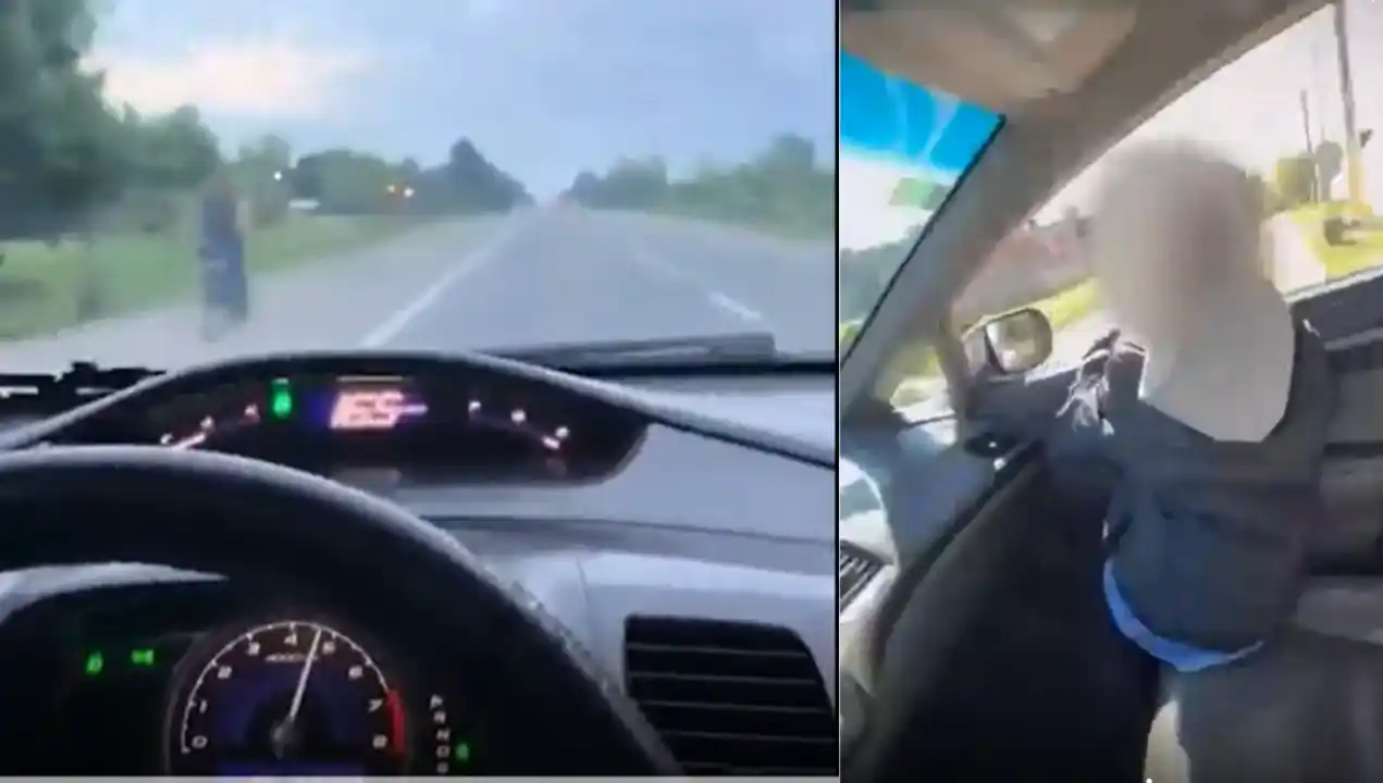 VIDEO | Se grabó manejando a más de 170 km/h con su hijo: la ANSV le quitó la licencia