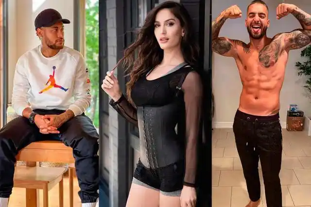 ¿Hubo "icardeada" de Neymar Jr. a Maluma?
