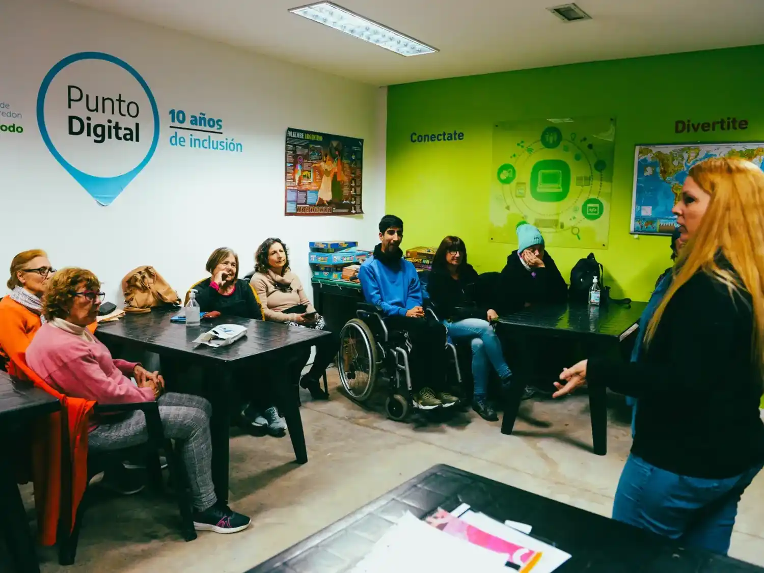El Municipio presentó las actividades de junio del Punto Digital Colinas