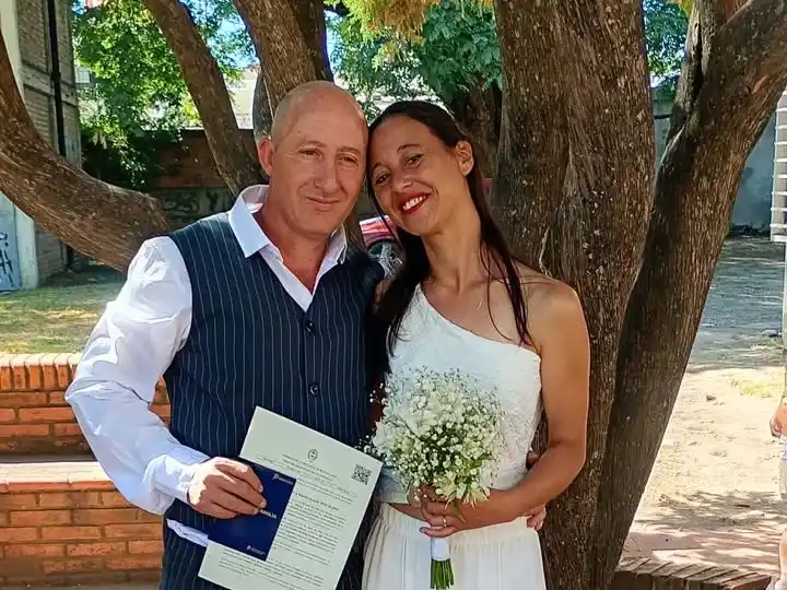 ¡Se casaron Karina y Javier!