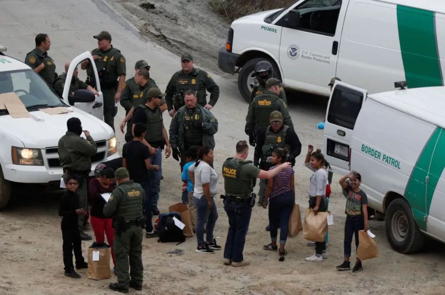 La policía lo definió como "incidente policial en desarrollo".