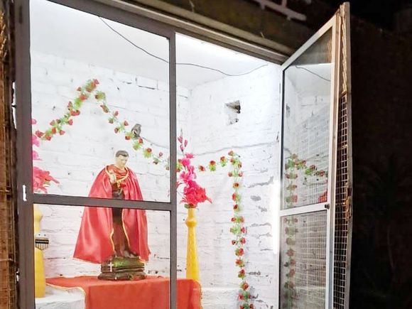 Parroquia de Pompeya: vandalismo en la ermita de San Expedito