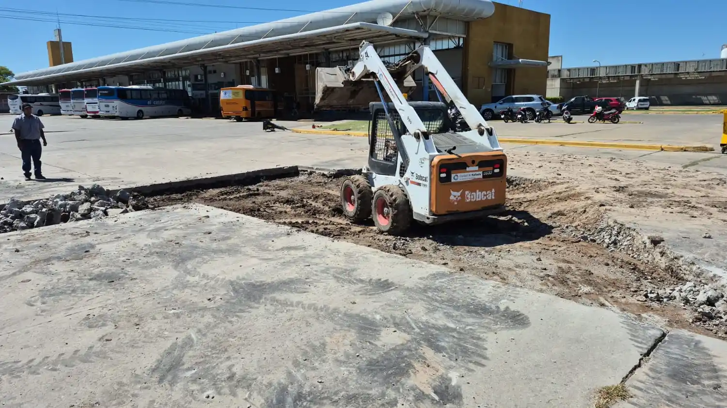Comenzaron las obras en la Terminal de Ömnibus