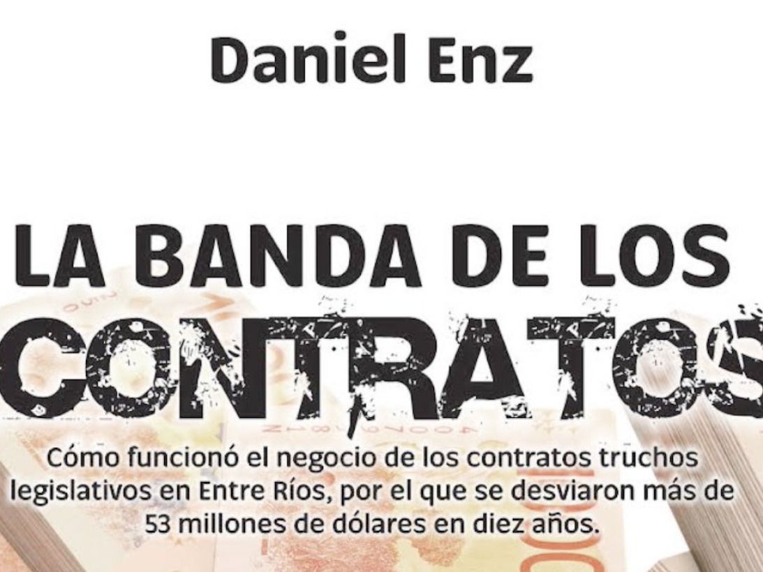 A fines de abril saldrá La banda de los contratos, el nuevo libro de Daniel Enz