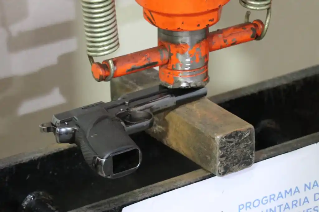 El Plan de Desarme voluntario continúa en la ciudad de Santa Fe