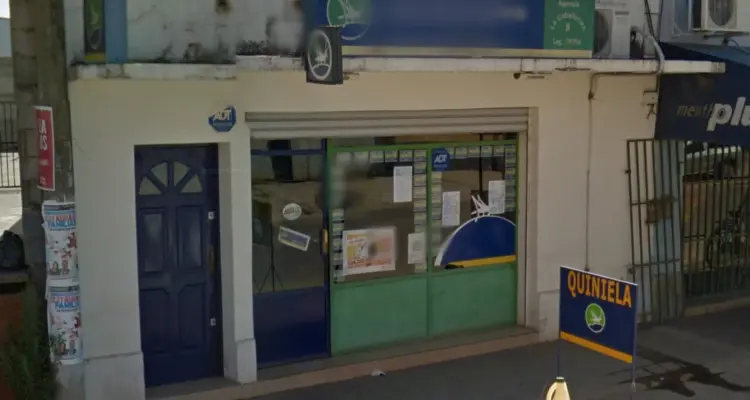 Delincuente robó en una agencia de quinielas