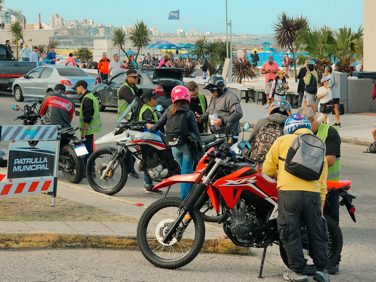 Operativos en Mar del Plata: secuestro de 230 motos y 247 infracciones a cuidacoches