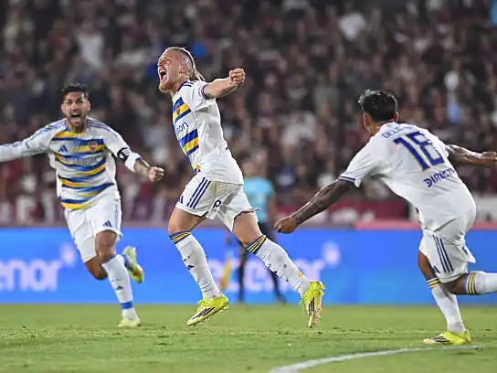 Boca mostró una reacción y marcó la diferencia ante Lanús