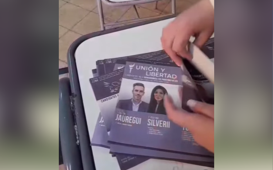 Boletas de LLA y Unión y Libertad mezcladas