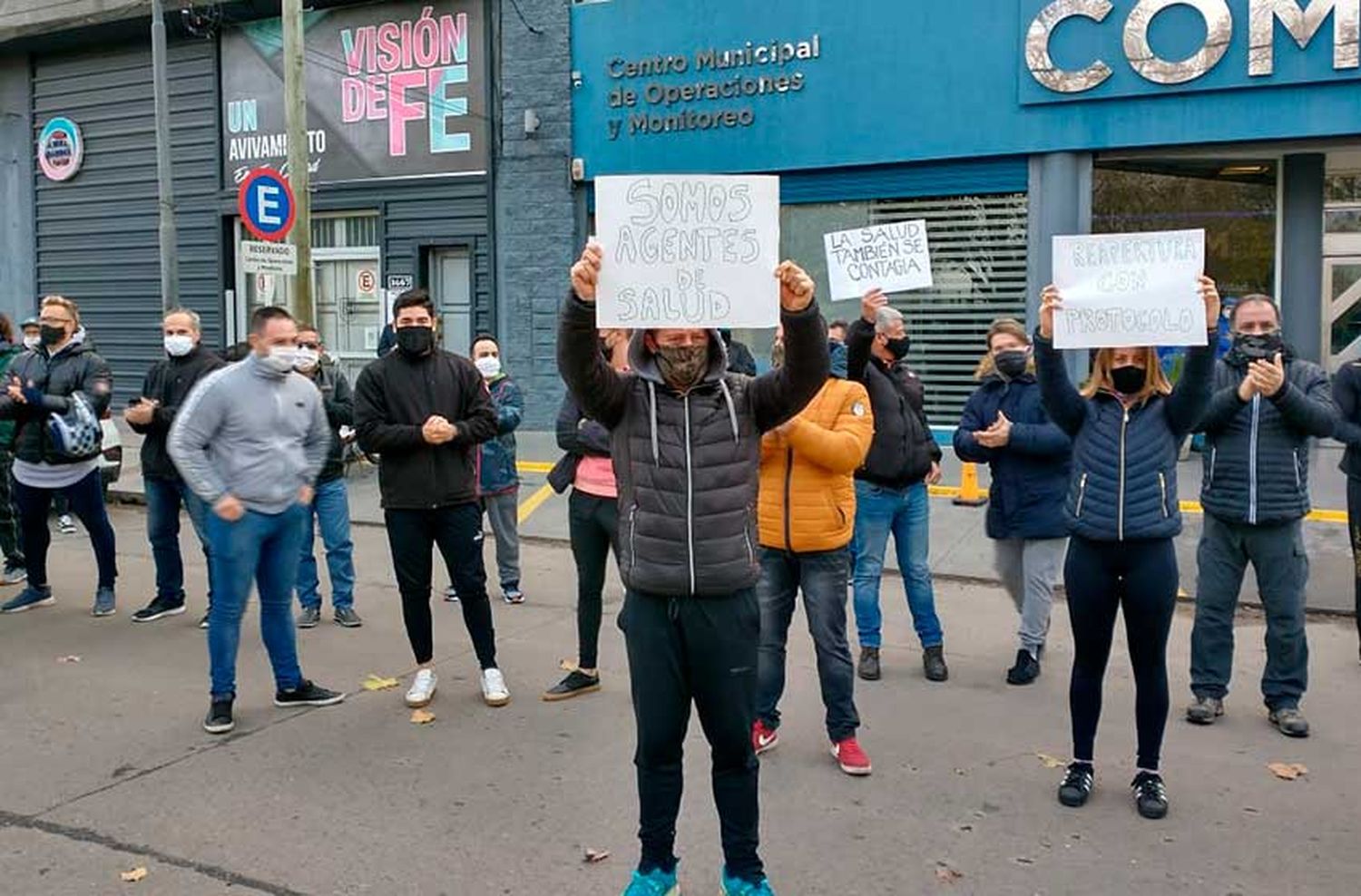 Video: propietarios de gimnasios reclamaron en el COM por una pronta reapertura