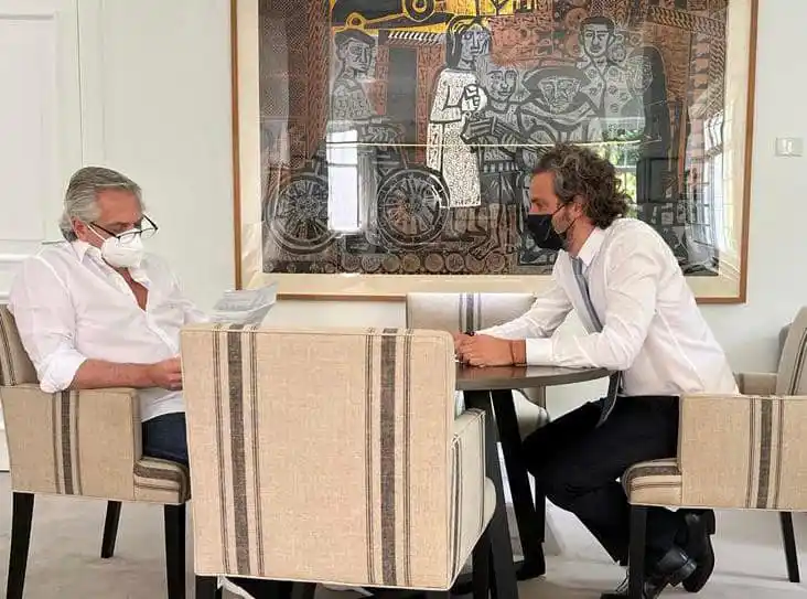 Alberto Fernández reconoció que Cristina Kirchner tiene «diferencias» con el acuerdo del Gobierno y el FMI