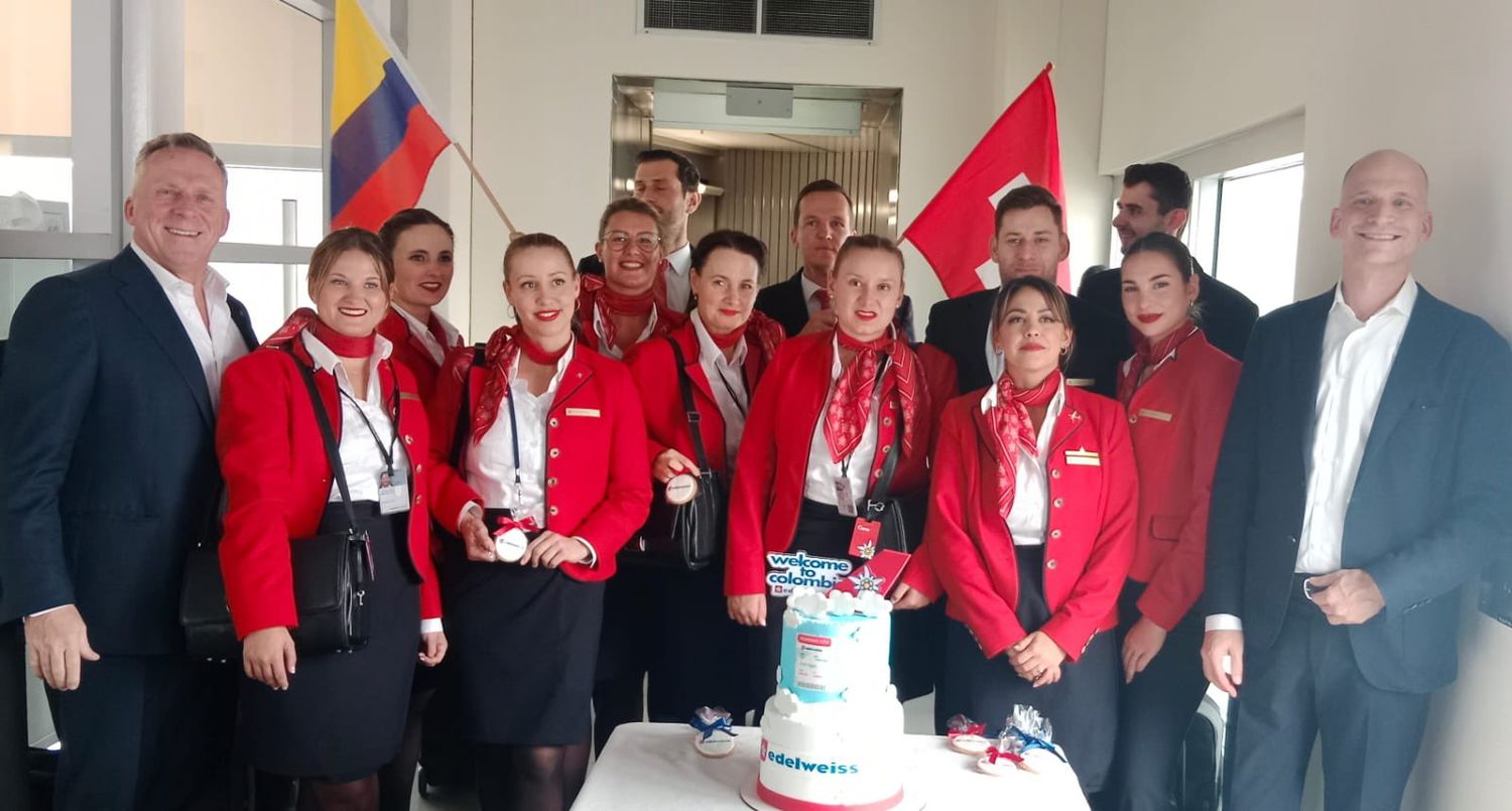 Edelweiss inaugurates flights between Zurich, Bogota and Cartagena