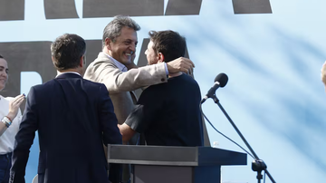 Kicillof, Massa, Taiana y Grabois cerraron la campaña con una foto de unidad en San Martín