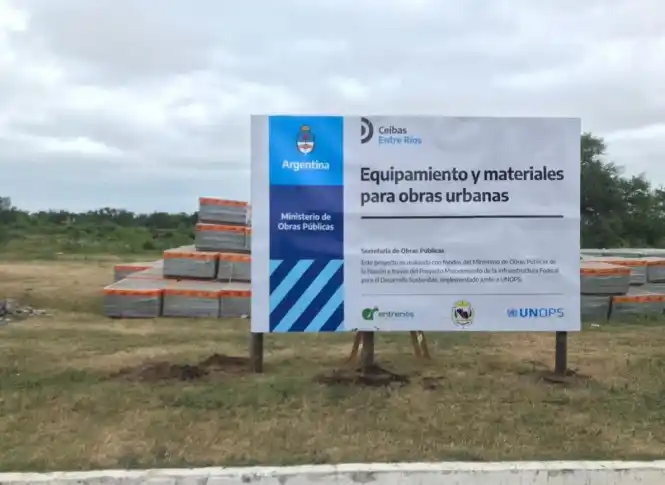 El Programa de Mejoramiento de Infraestructura Federal avanza en los municipios entrerrianos