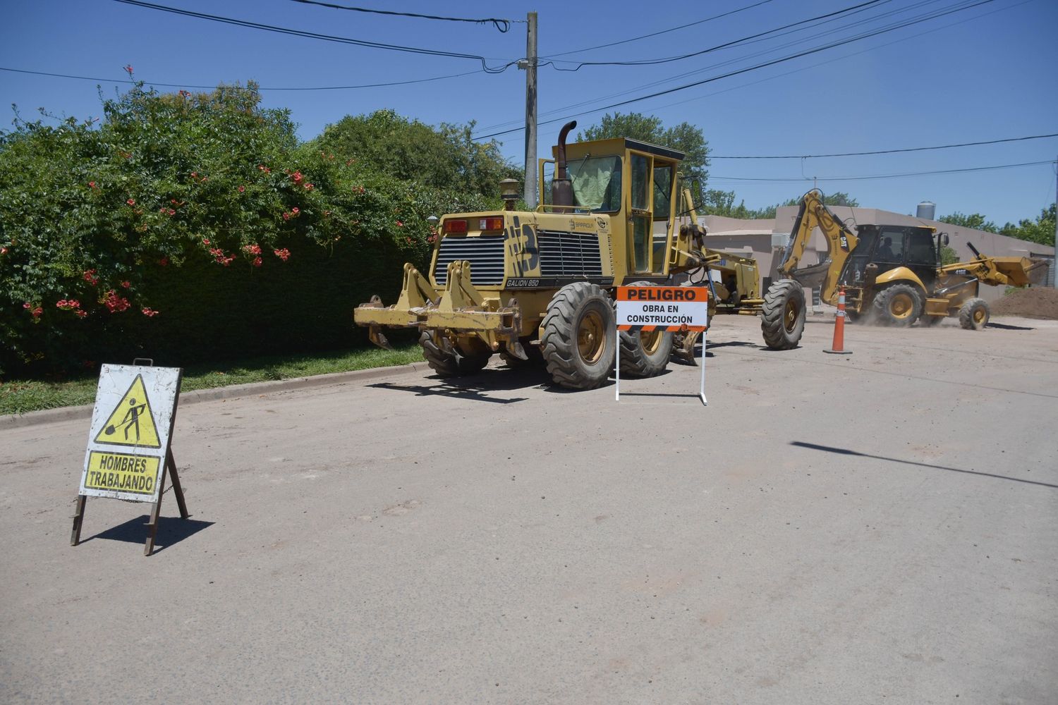 Avanza la obra en calle Vaccaro