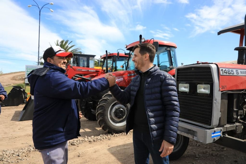 El intendente Viotti en el Complejo Ambiental