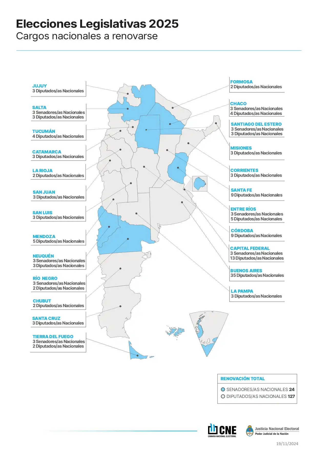 mapa legisladores