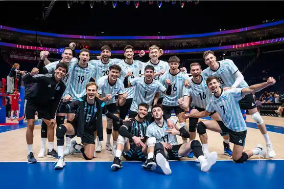 Argentina, con Lucas Conde, se juega la clasificación en el Week 3 de la VNL