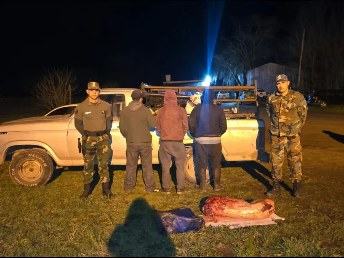 Los hombres no contaban con la autorización del propietario del establecimiento rural para ingresar al predio ni poseían la licencia de caza exigida por la normativa vigente.
