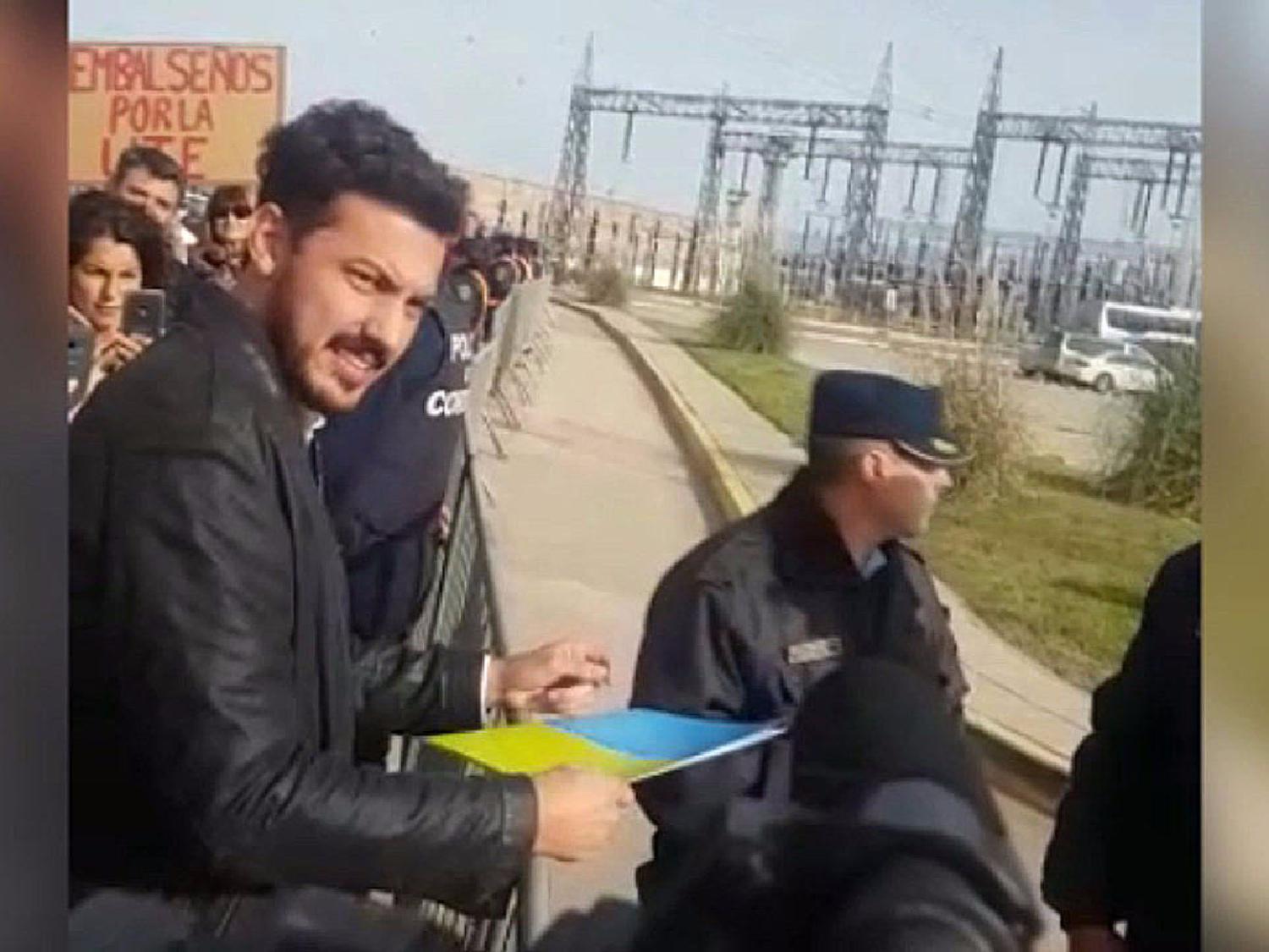 [Video] Negaron el ingreso a la Central Nuclear al intendente de Embalse