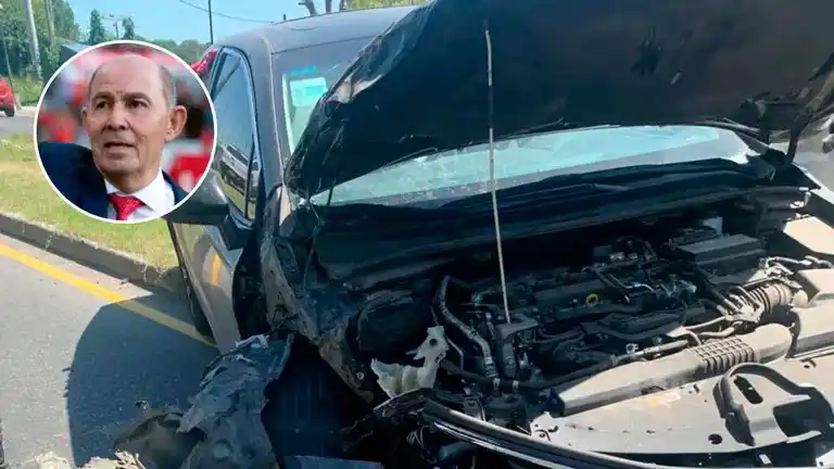 El ídolo y cómo quedó el automóvil