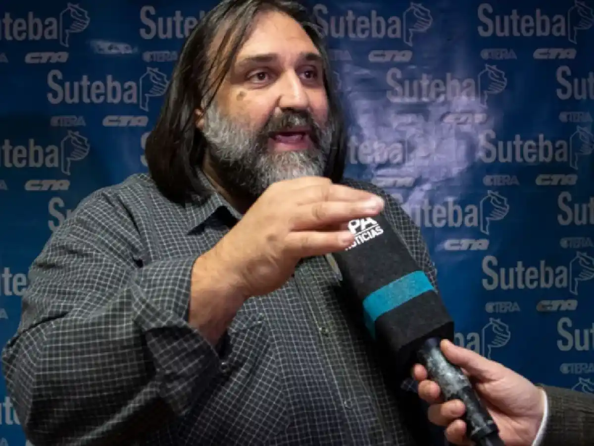 Roberto Baradel reclamo a la nación que intervenga el conflicto de chubut