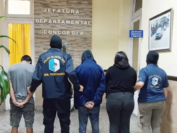 Allanamientos positivos por narcomenudeo en Concordia