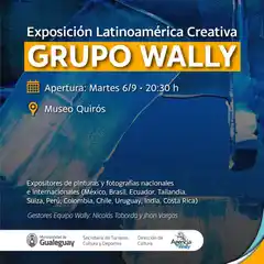 Se realizará la Exposición Latinoamérica Creativa "Grupo Wally"