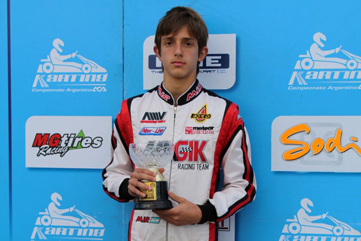 Emiliano Stang subió al podio en Río Cuarto