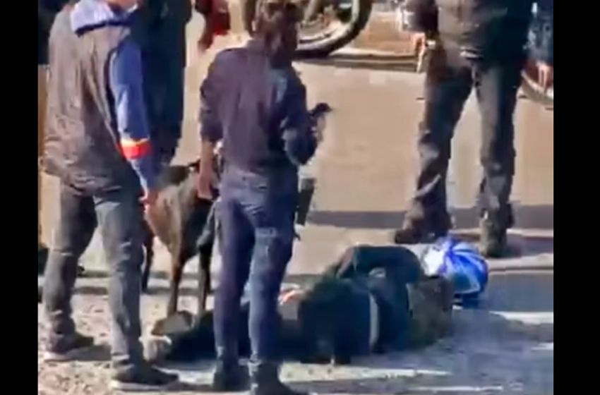 Impactante choque en una de las rotondas de Mar del Plata