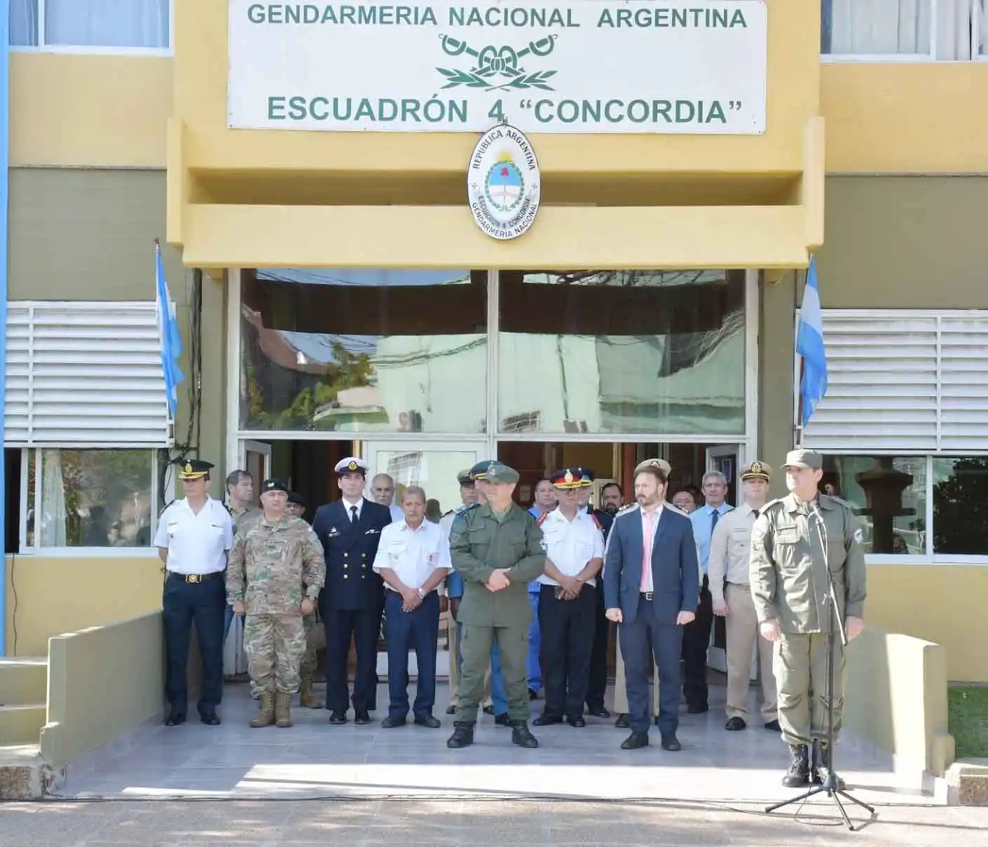 Acto por el 77 aniversario de la creación del Escuadrón 4 de Gendarmería Nacional