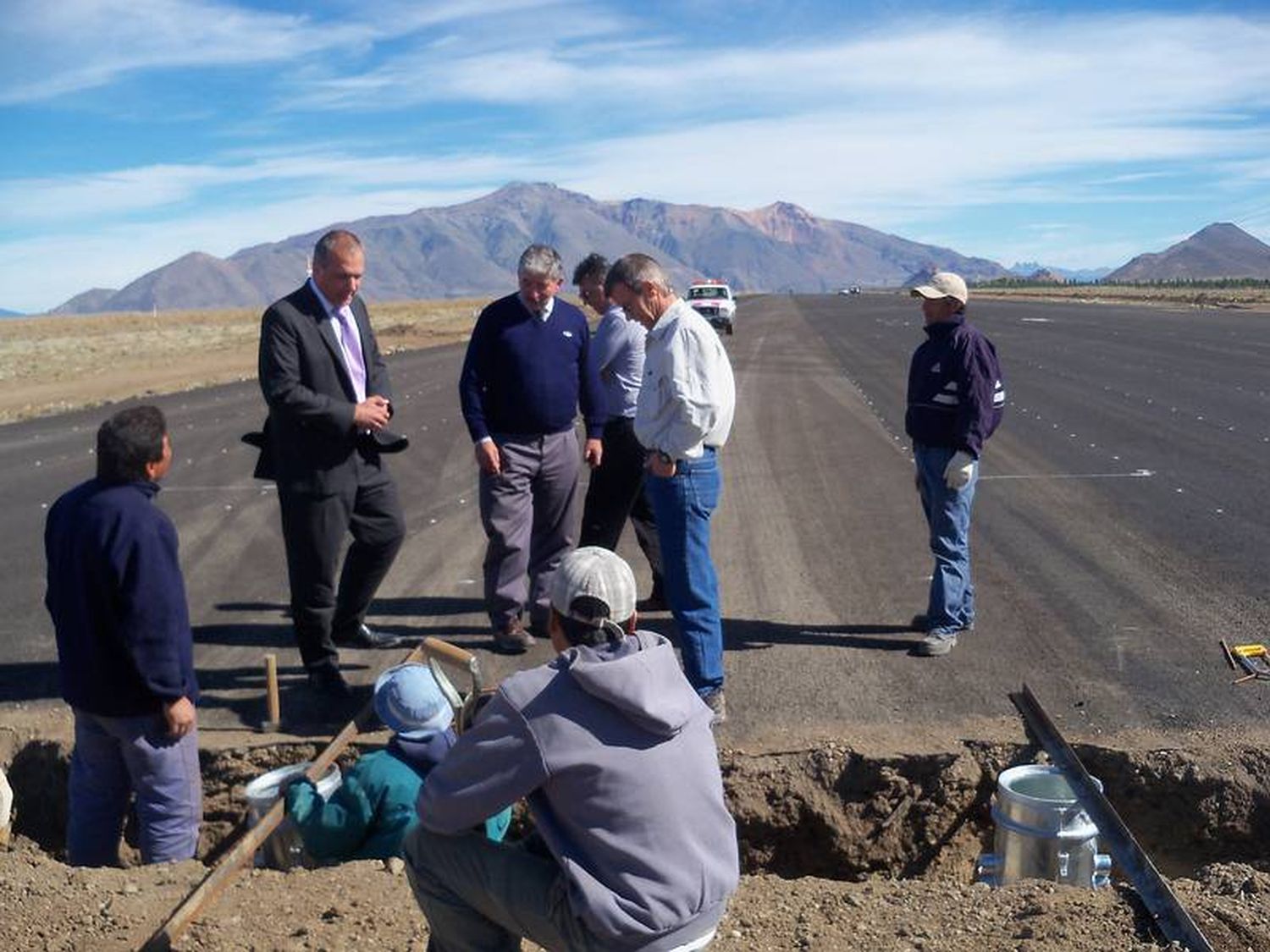 Avanzan las obras en el aeropuerto de Esquel