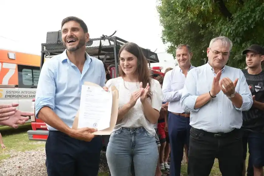 Maximiliano Pullaro y Lorena Eberhardt