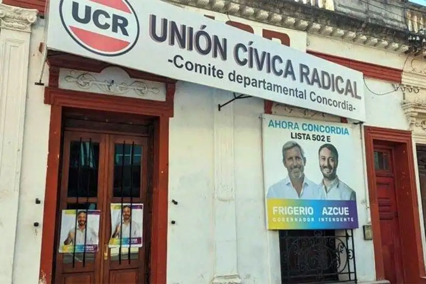 Radicales, molestos con Frigerio: “Intenta colocar de nuevo a la UCR en el papel auxiliar de furgón de cola”