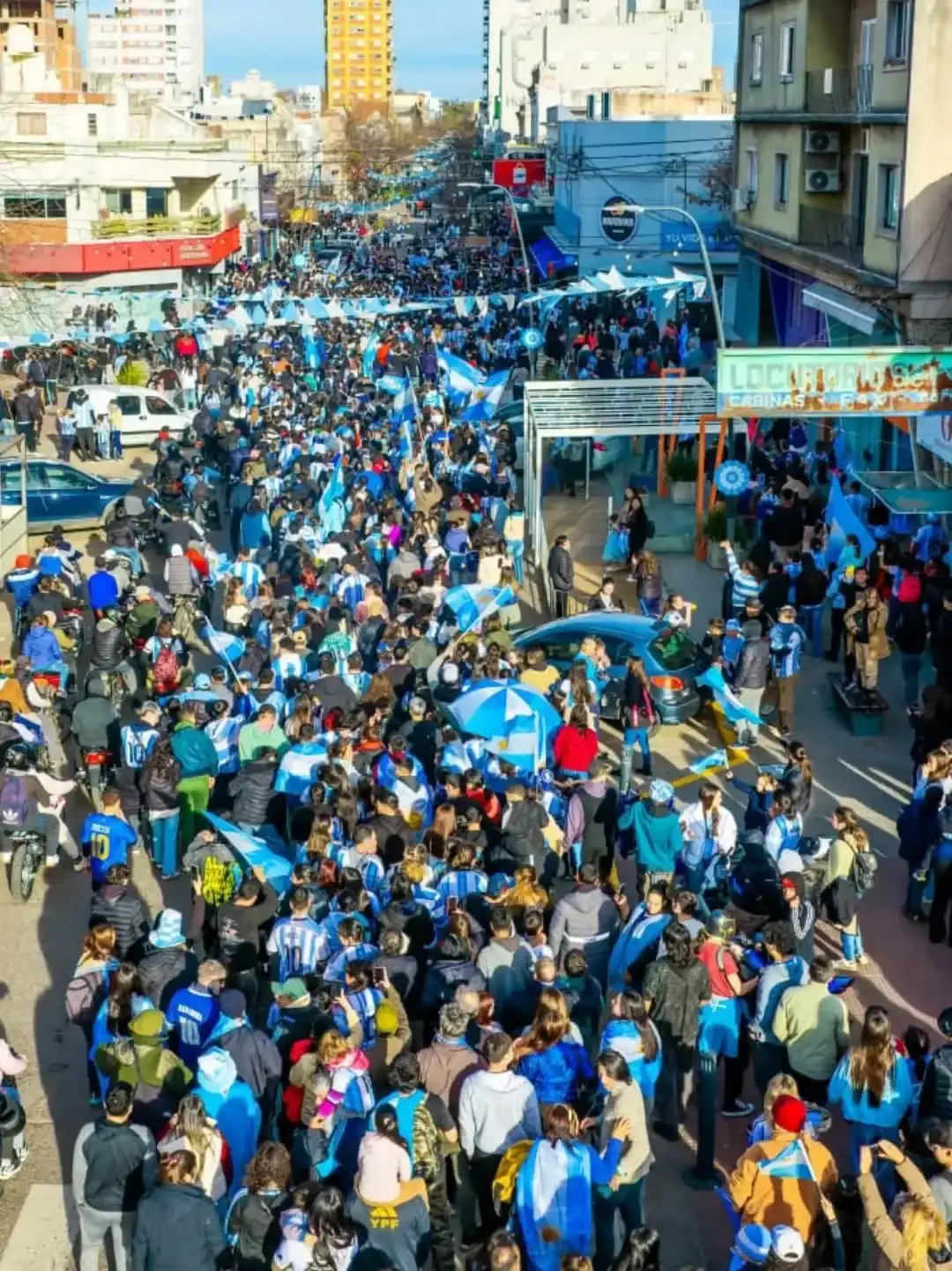 festejos selección Junín