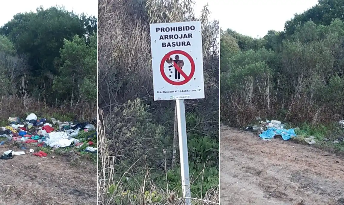 Limpiaron cuatro veces el lugar y ya no saben qué hacer ante la falta de compromiso de algunos