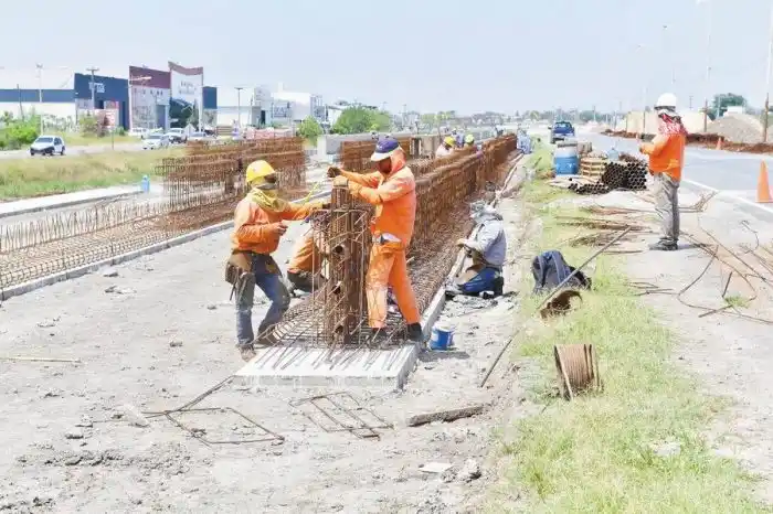 La obra del puente sobreelevado está avanzada más del 50%