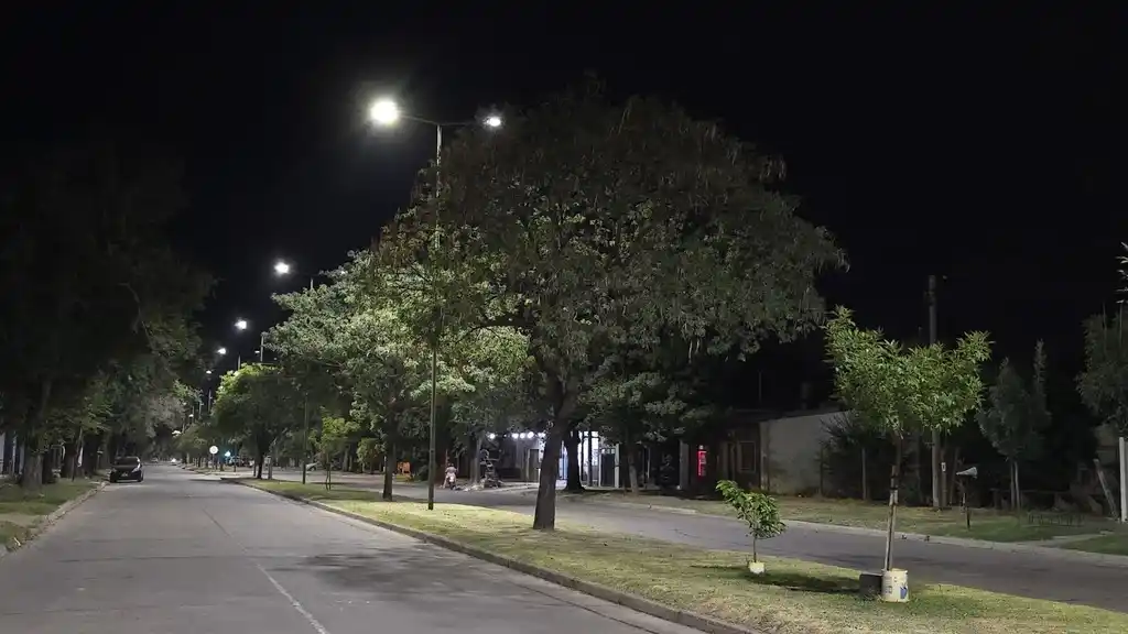 Avanza el recambbio de luminarias en Rafaela