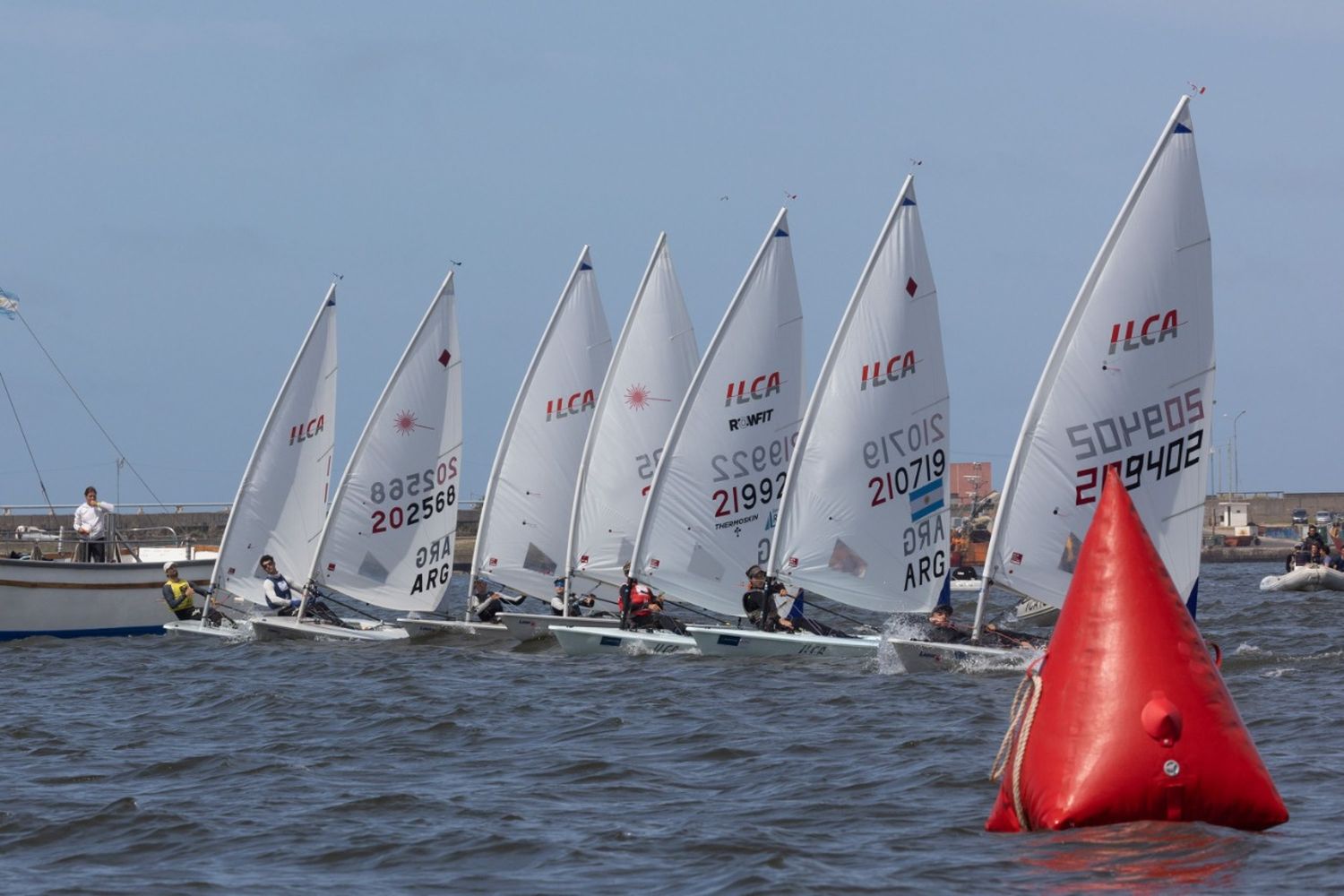 Las medallas race coronaron los campeones en las clases olímpicas y juveniles