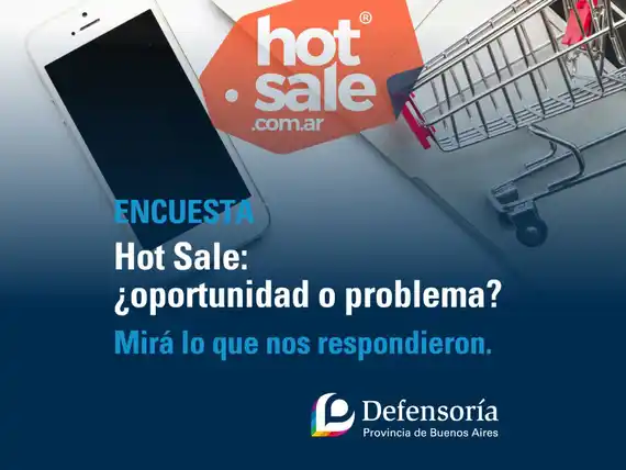 Hot Sale: Encuesta de la Defensoría del Pueblo bonaerense.