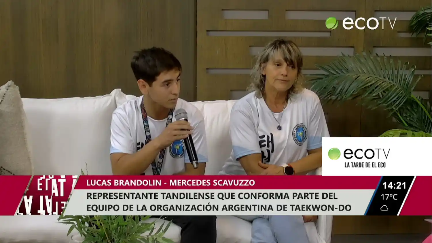 Representante tandilense que conforma parte del equipo Argentino de Taekwon-Do