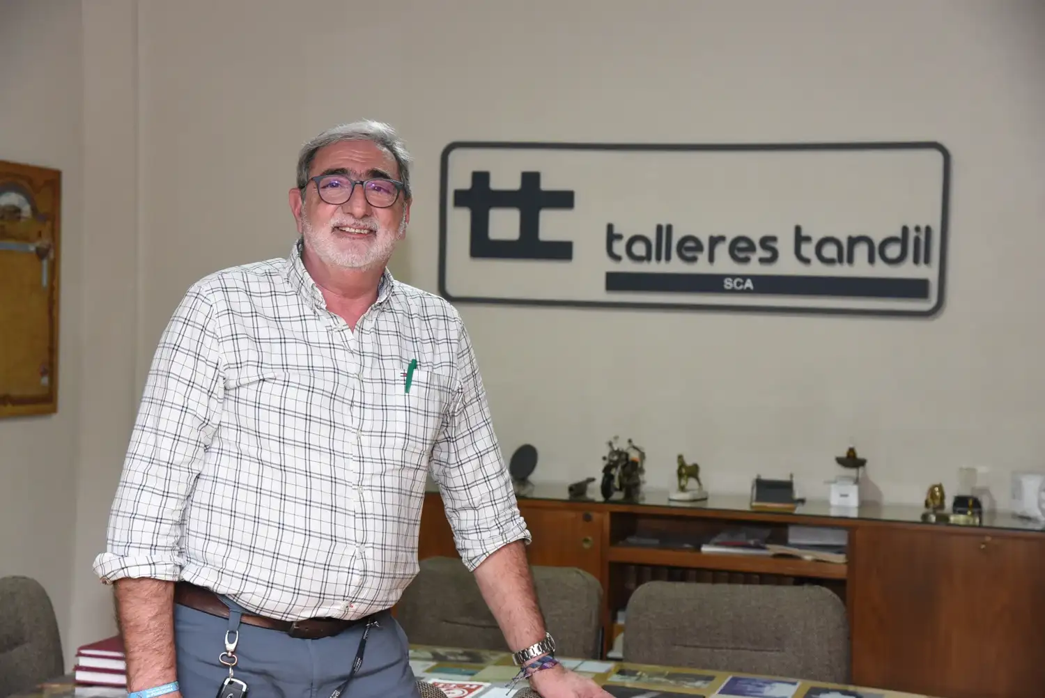 Omar Farah, propietario de Talleres Tandil.