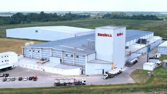 Marolio construye su nuevo centro de distribución en General Rodríguez. Foto: Agencia NA (X @victorferaok).