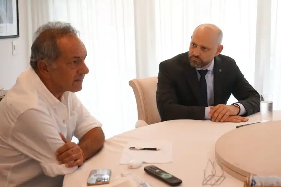 El ministro de Desarrollo Productivo de la Provincia reunido con Danile Scioli, embajador argentino en Brasil
